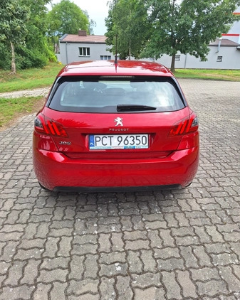 Peugeot 308 cena 45800 przebieg: 63000, rok produkcji 2019 z Ćmielów małe 37